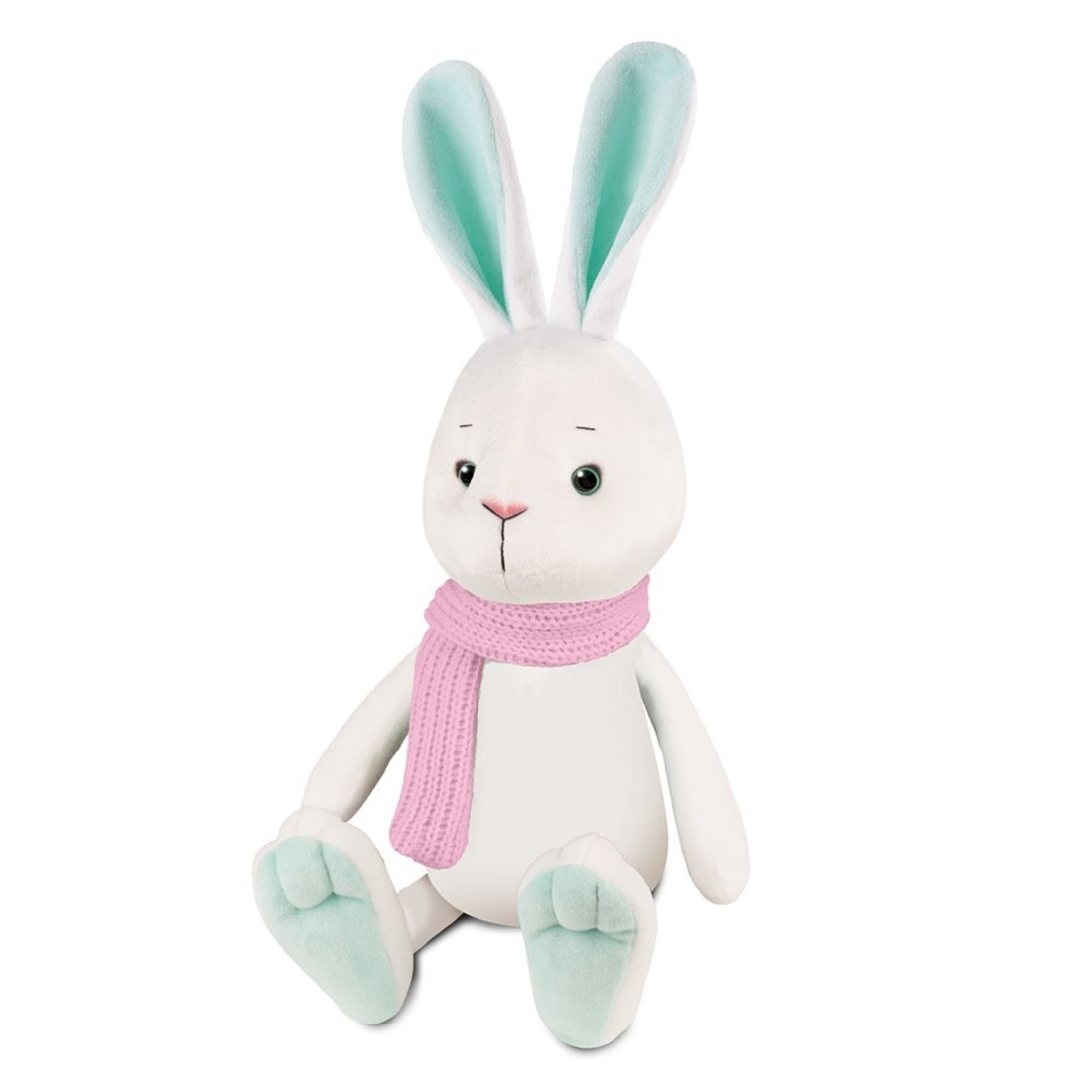 Мягкая игрушка Кролик Тони в шарфе 25 см