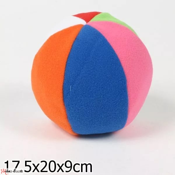 Мякиши Мяч с погремушкой Радуга - изображение 5