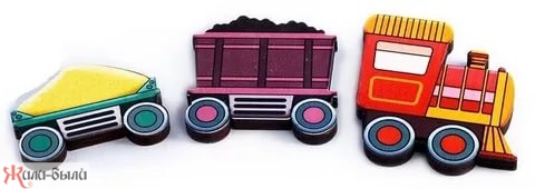 Пазл-рамка для малышей Паровозик с вагончиками - изображение 3