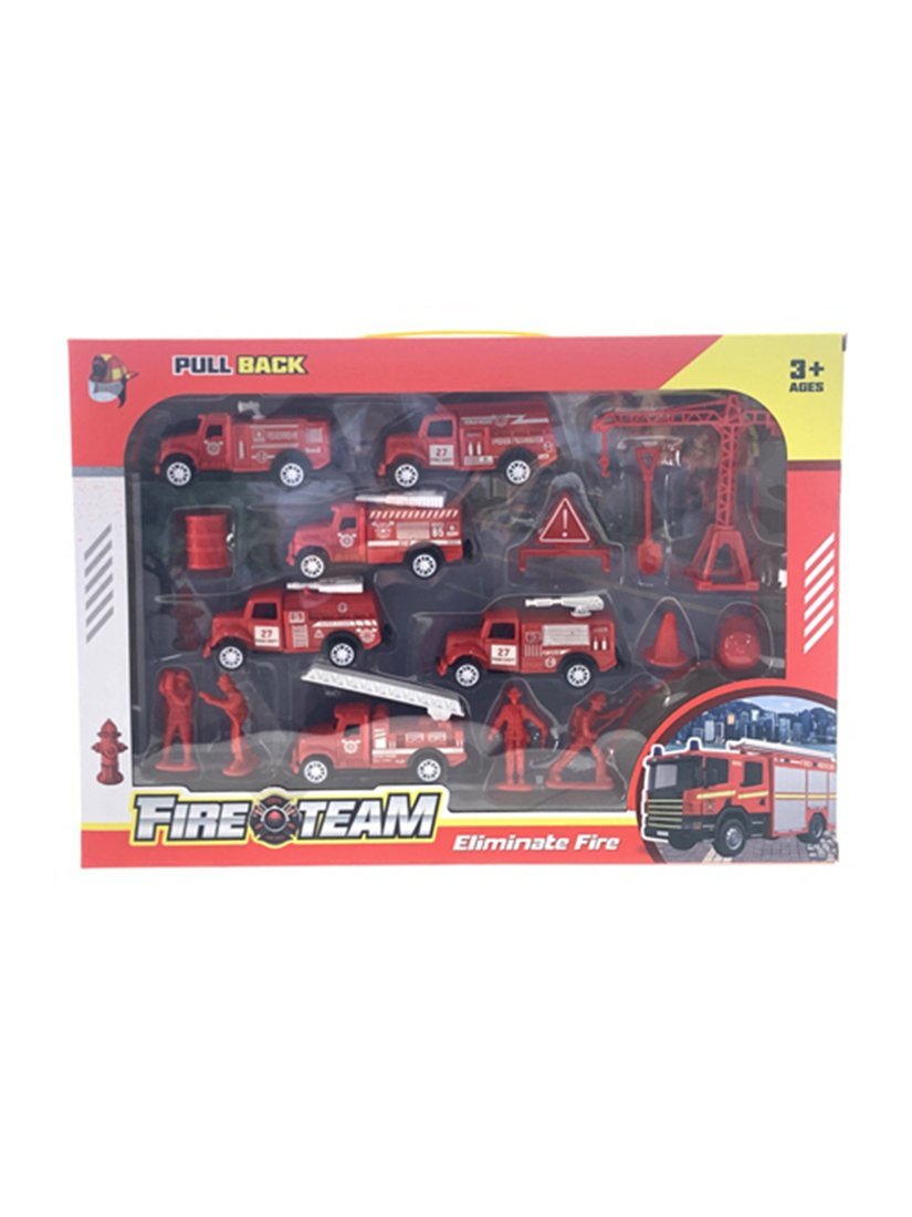 Игровой набор: Пожарный, 16 предм., коробка
