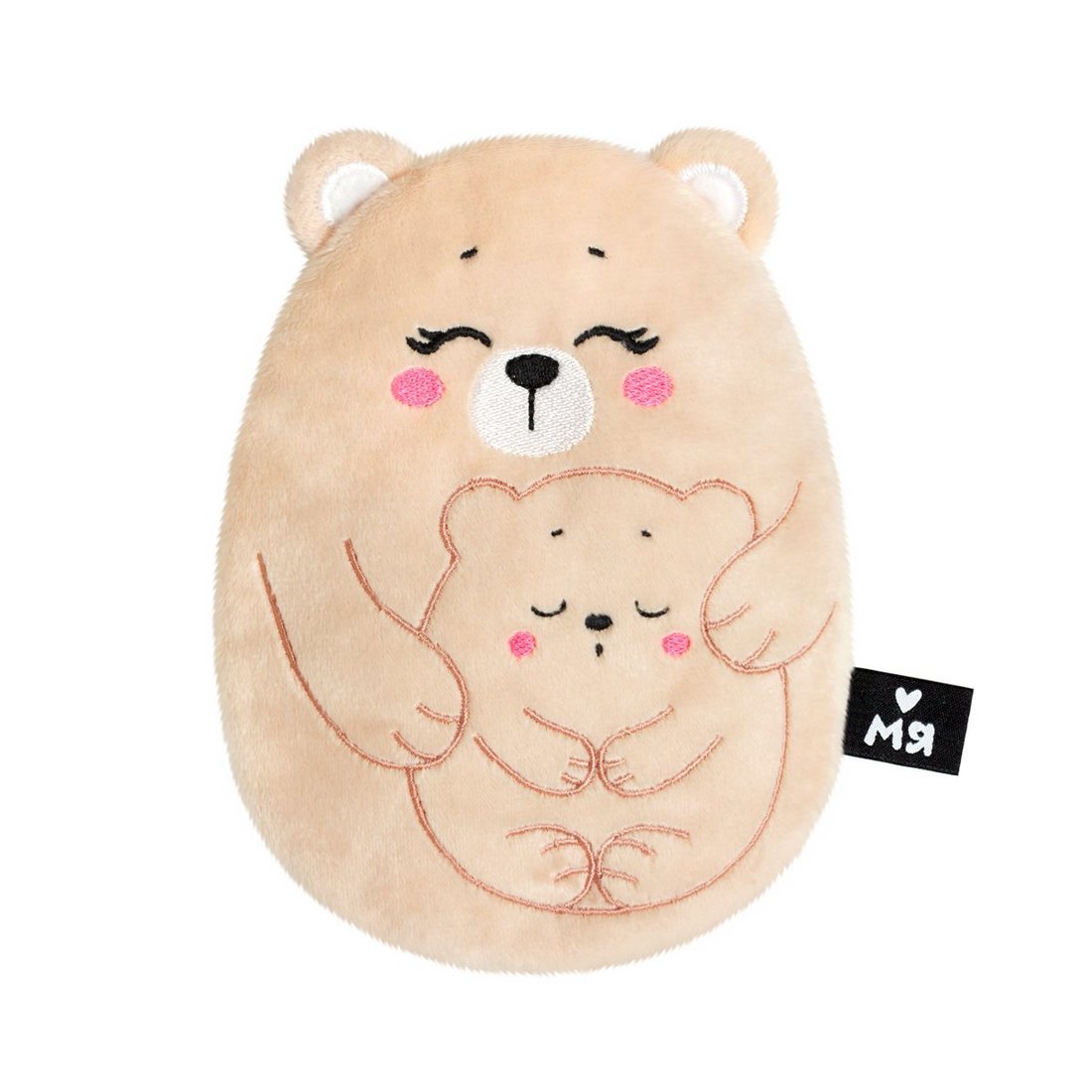 Мягкая игрушка Мяшечки с вишнёвыми косточками Медведица с медвежонком