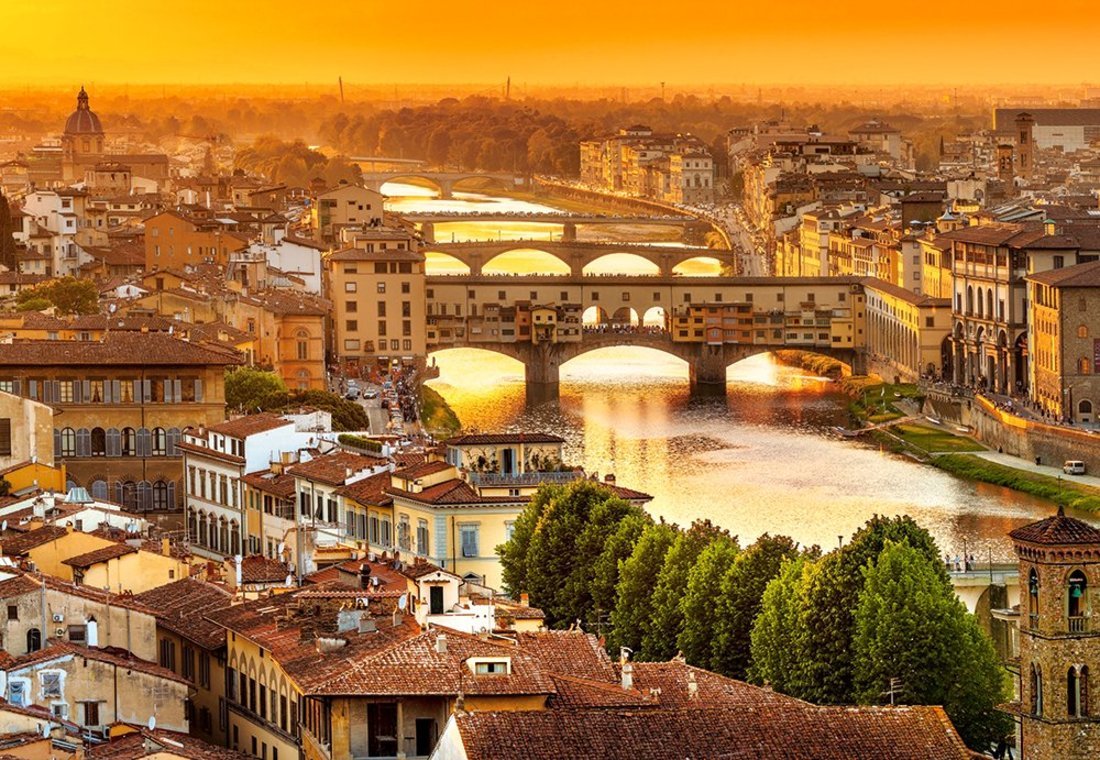 Пазлы 1000 Мосты Флоренции