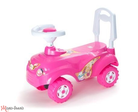 Машина-каталка Микрокар розовая - изображение 2