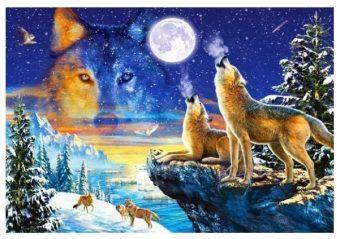 Пазлы 1000 Волки - изображение 1