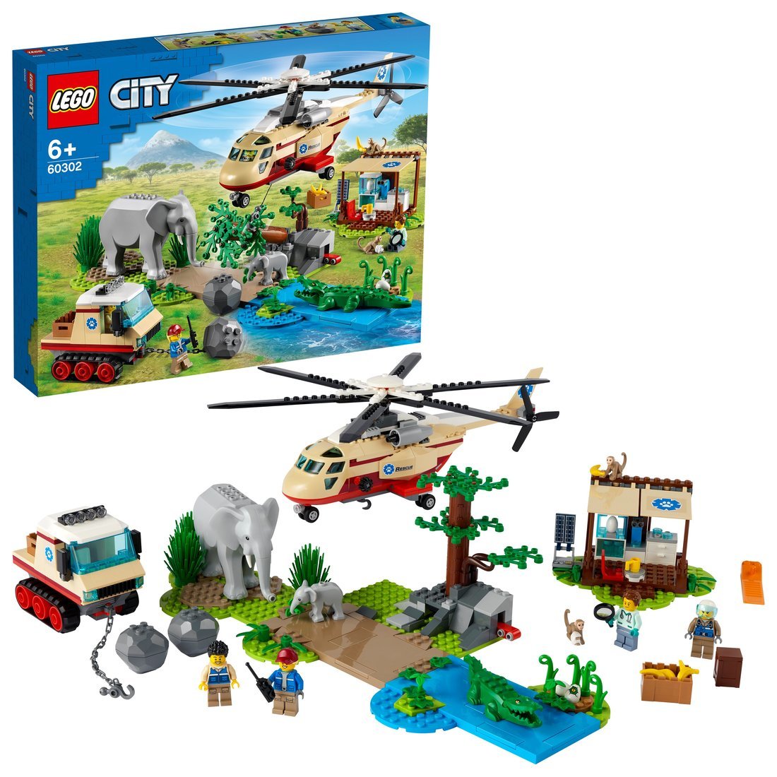Конструктор LEGO City Операция по спасению зверей