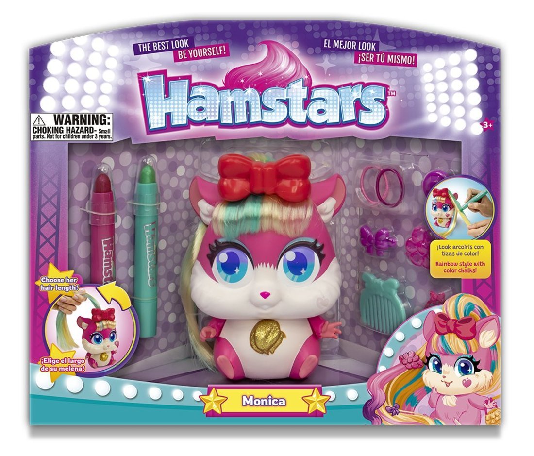 Игровой набор ХомаStars, хомячок Моника с растущими волосами.