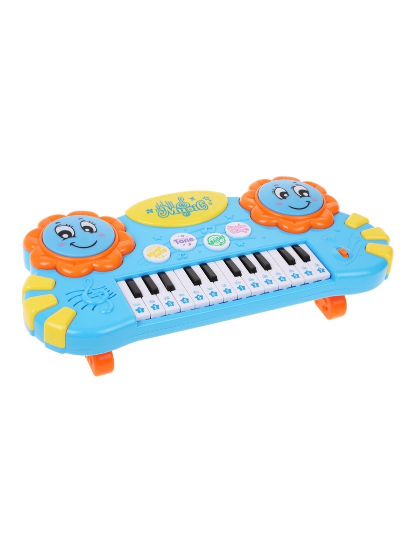 Муз. игрушка  "Детское пианино": пианино, барабаны, 6 ритмов, свет./звук. эффекты, эл.пит. АА*3 не вх. в компл.