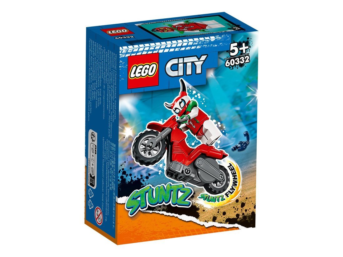 Констр-р LEGO CITY Трюковой мотоцикл Отчаянной Скорпионессы