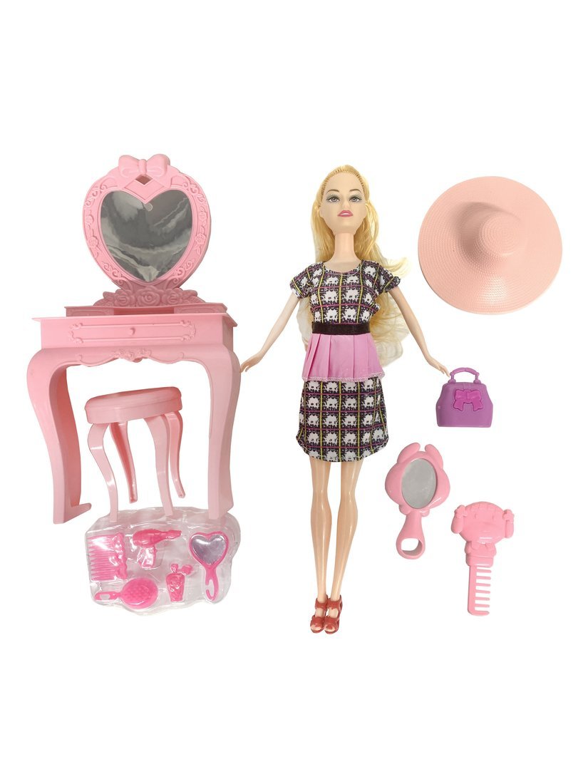Игр. наб. "Модница", в компл. кукла 29 см., предм. 11 шт., кор.