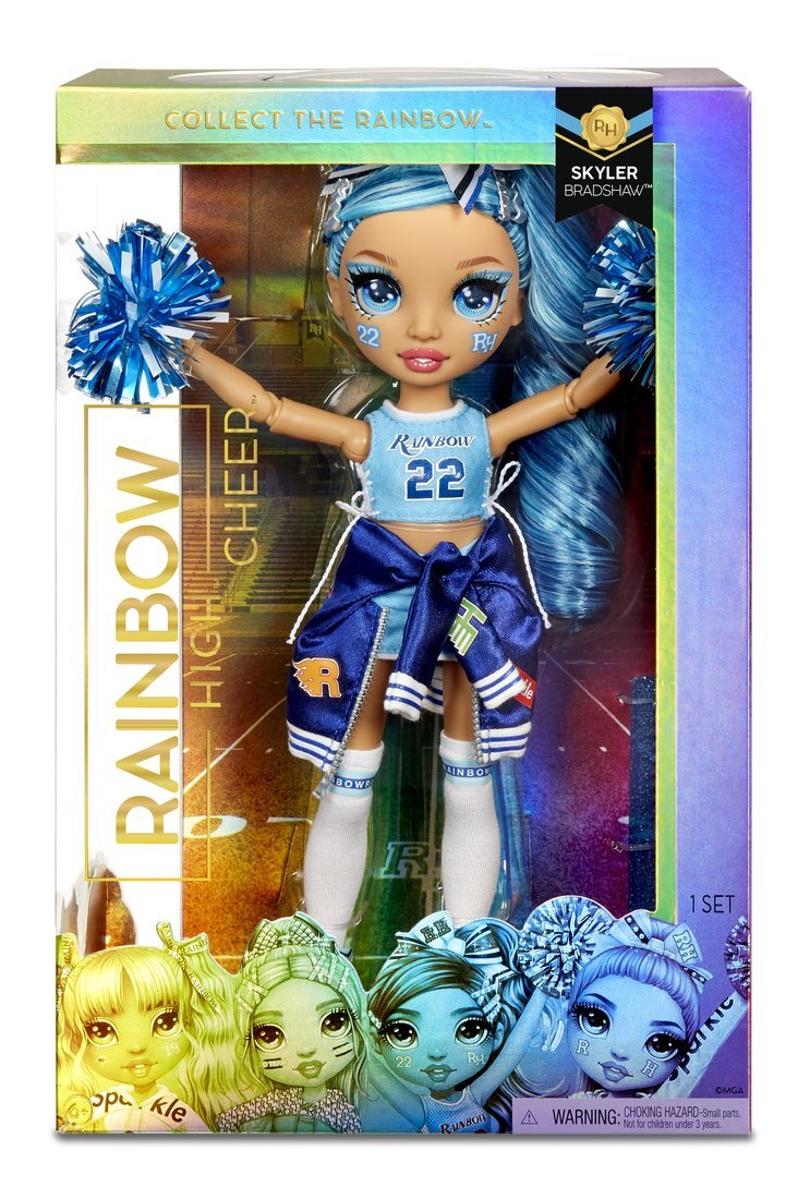 Кукла Rainbow High Cheer Doll-Skyler Bradshaw (Blue)