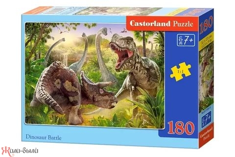 Пазлы 180 Битва динозавров - изображение 3