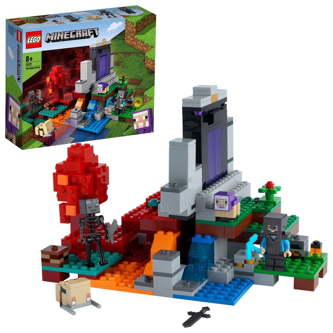 Констр-р LEGO Minecraft Разрушенный портал