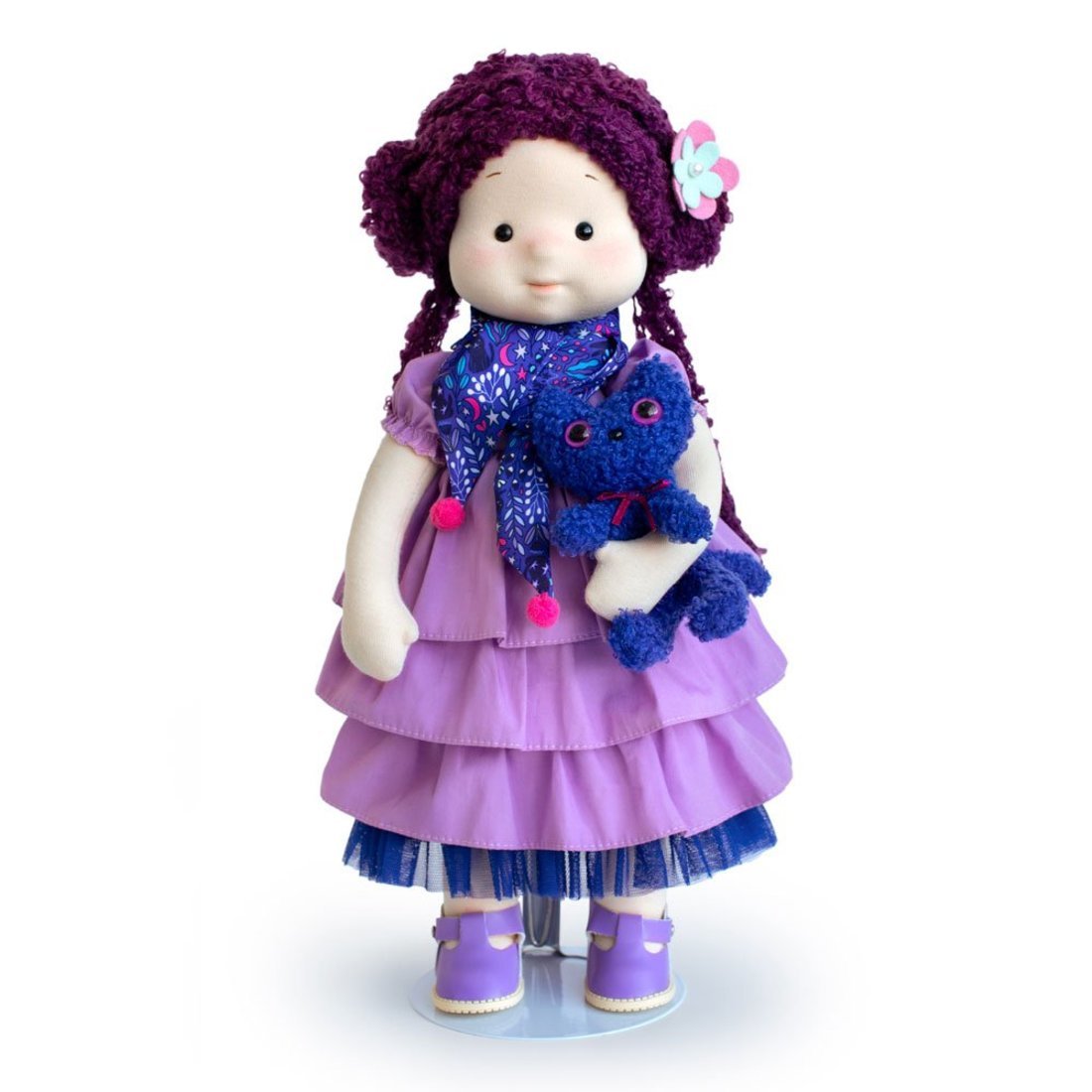 Кукла Тиана с кошечкой Черничкой 38 см