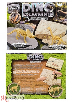 Набор для проведения раскопок Dino Excavation Динозавры (Трицератопс и Брахиозавр)
