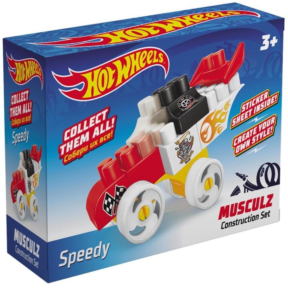 Конструктор Hot Wheels серия musculz Speedy, 16 эл