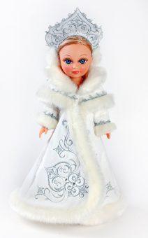 Кукла Анастасия Снегурочка звук, 42 см.