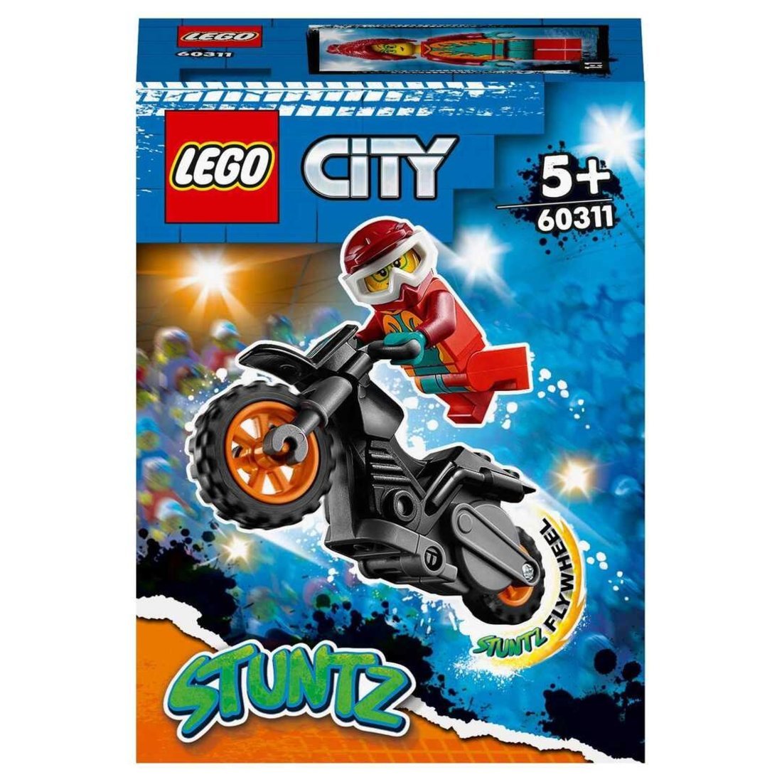 Констр-р LEGO CITY Огненный трюковый мотоцикл