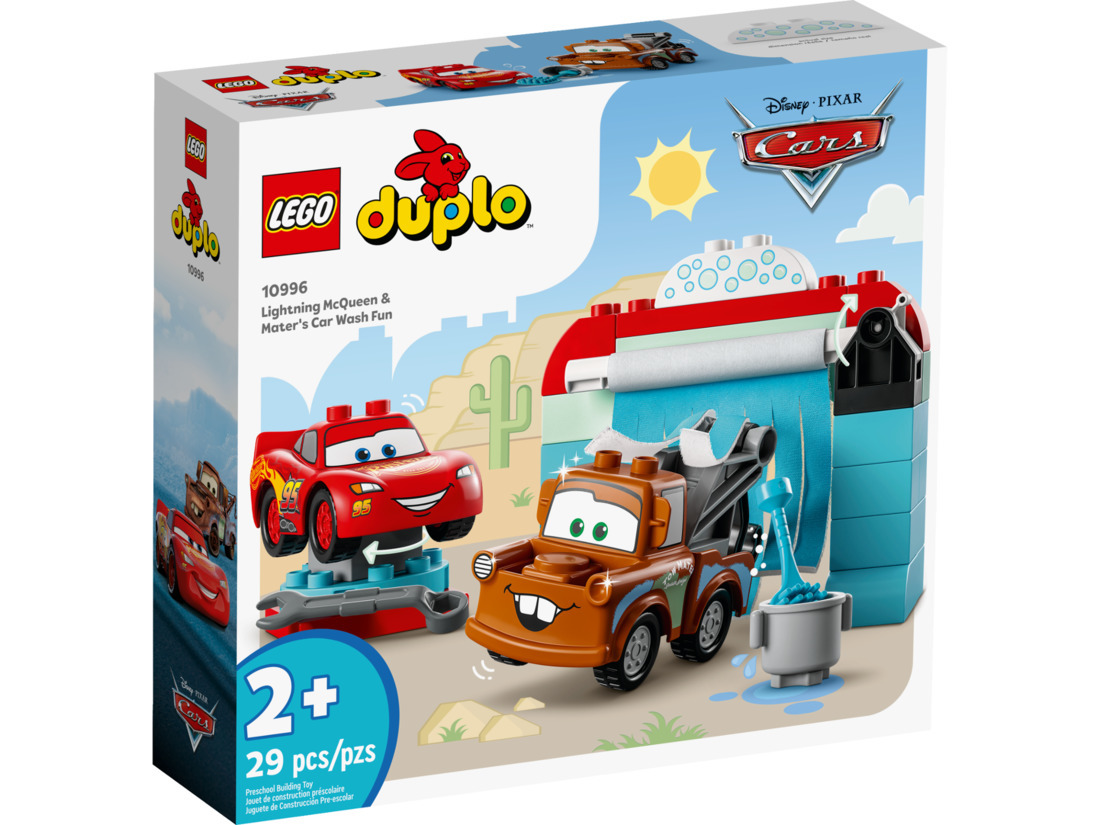 Констр-р LEGO DUPLO Развлечение на автомойке Молнии Маккуина и Мэтра