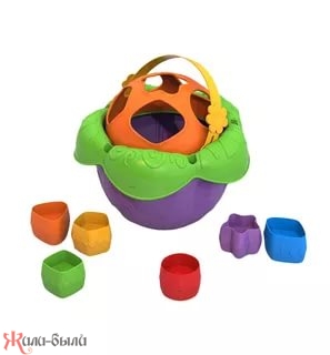 Логическая игрушка Ведро Цветочек - изображение 4