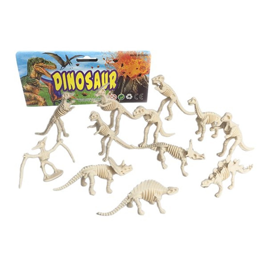 Набор динозавров, 12 шт, пакет