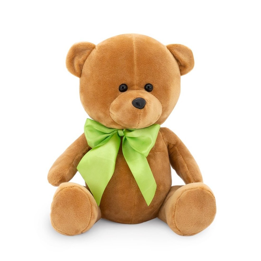 Мягкая игрушка Медведь Топтыжкин коричневый с бантиком 25 см