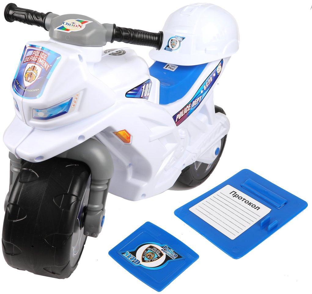 Мотоцикл 2-х колесный+шлем, значок, протокол