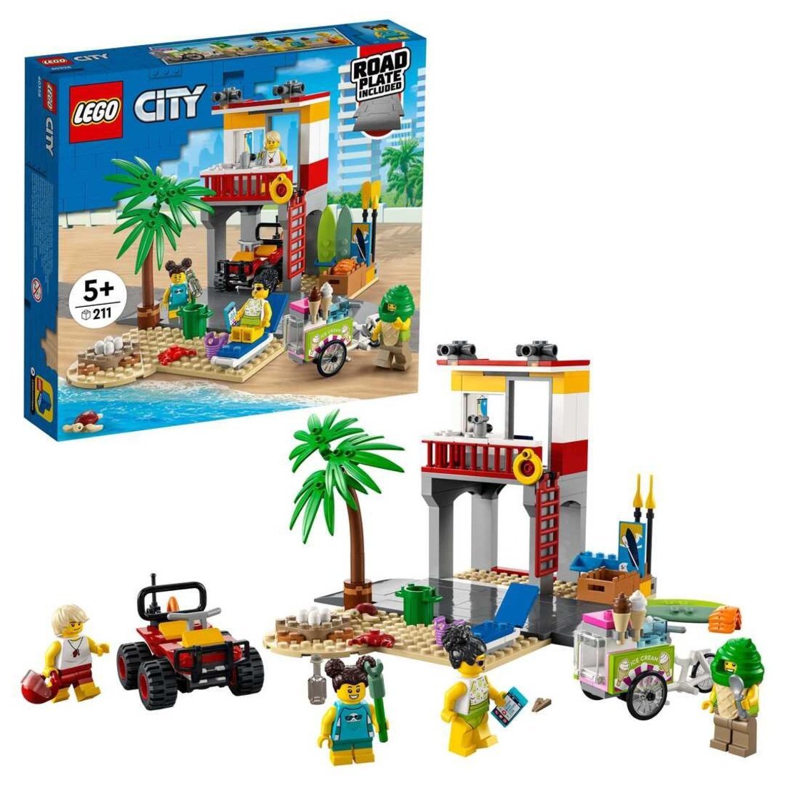 Констр-р LEGO CITY Пост спасателей на пляже