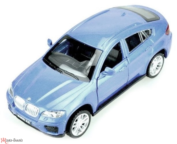 Машина мет. 1:43 BMW X6, откр.двери, цвета в ассорт., 12см - изображение 6