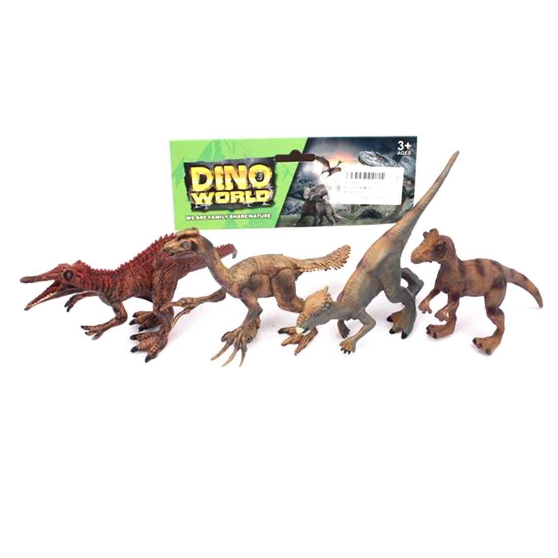 Набор динозавров, 4 шт, пакет