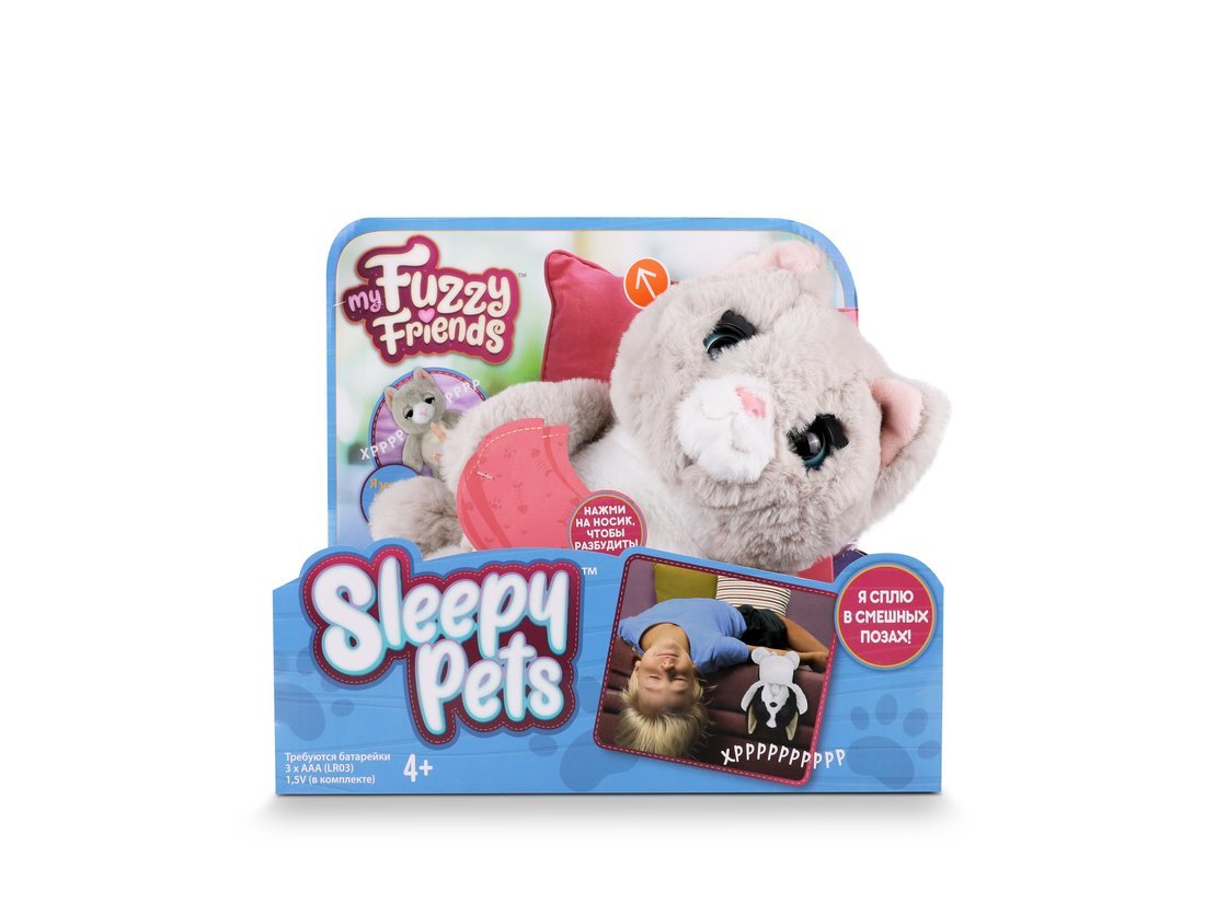 Интерактивная игрушка My Fuzzy Friends Сонный котенок Винкс