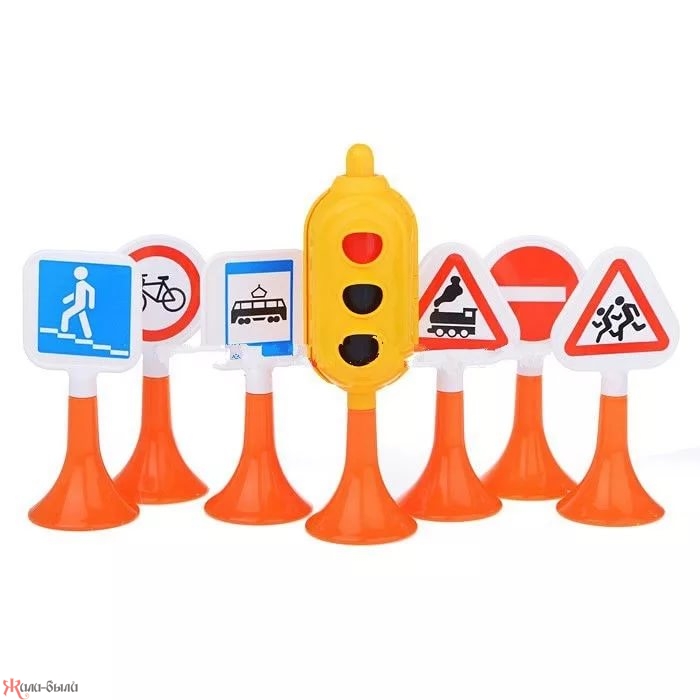 Набор Дорожные знаки №1 светофор, 6 знаков - изображение 2