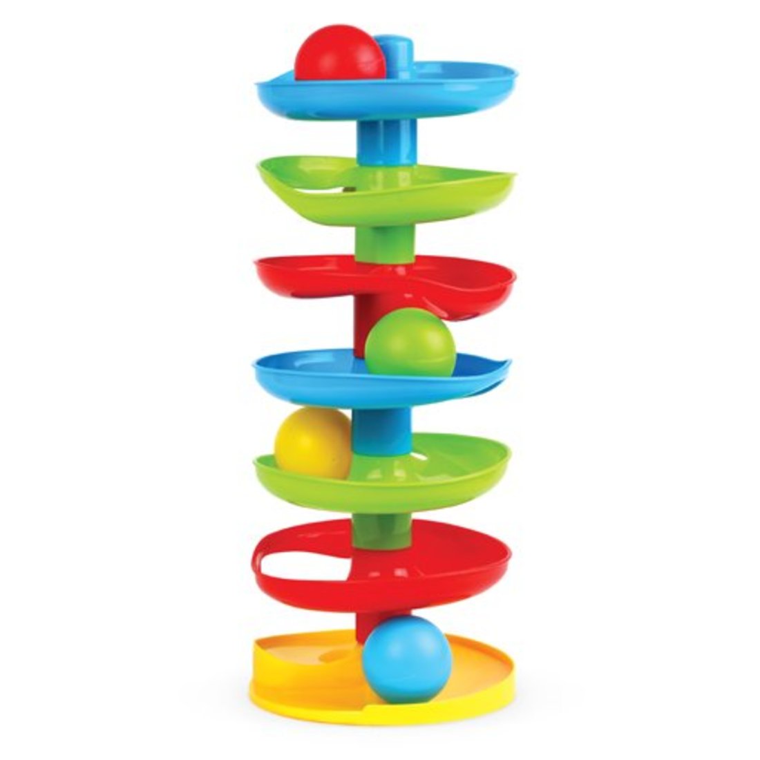 Разв. игрушка на развитие коордианцаии "Башня", высота 37 см, 4 шарика