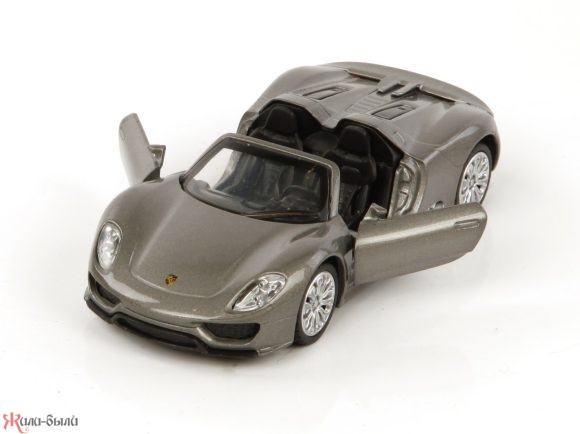 Машина мет. 1:41 Porsche 918 Spyder, откр.двери, 12см - изображение 3