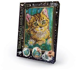 Набор креативного тв-ва Diamond Mosaic малый Котёнок