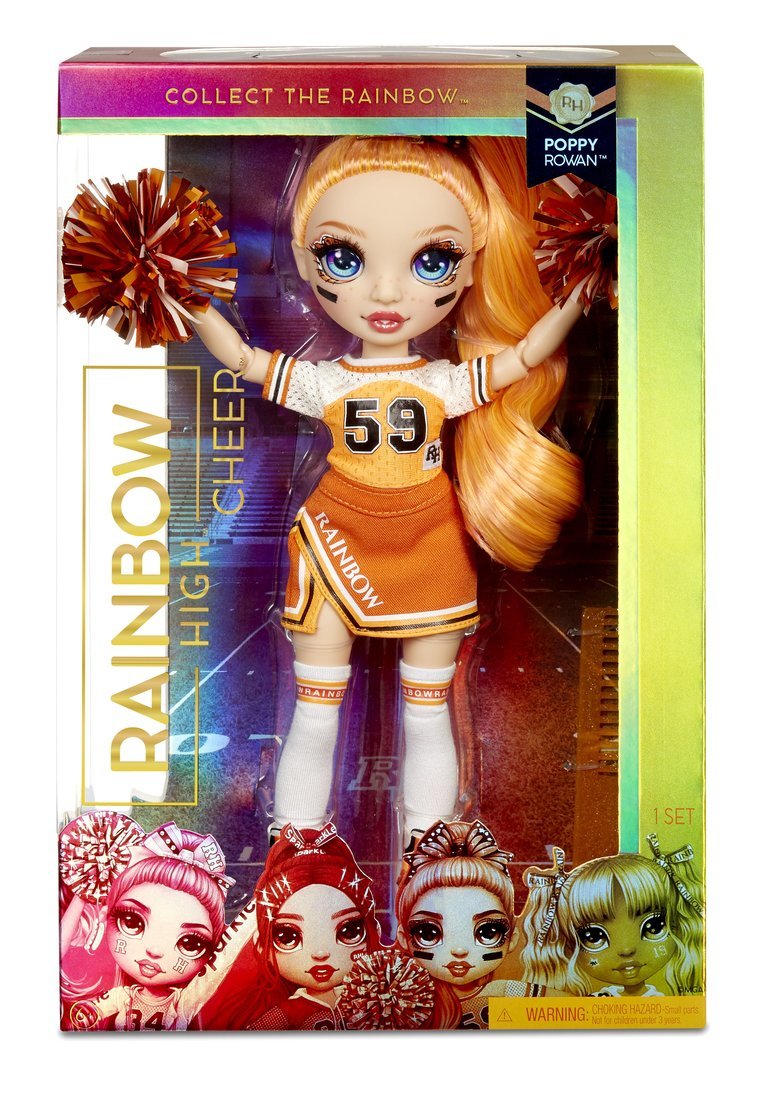 Кукла Rainbow High Cheer Doll-Poppy Rowan (Orange)