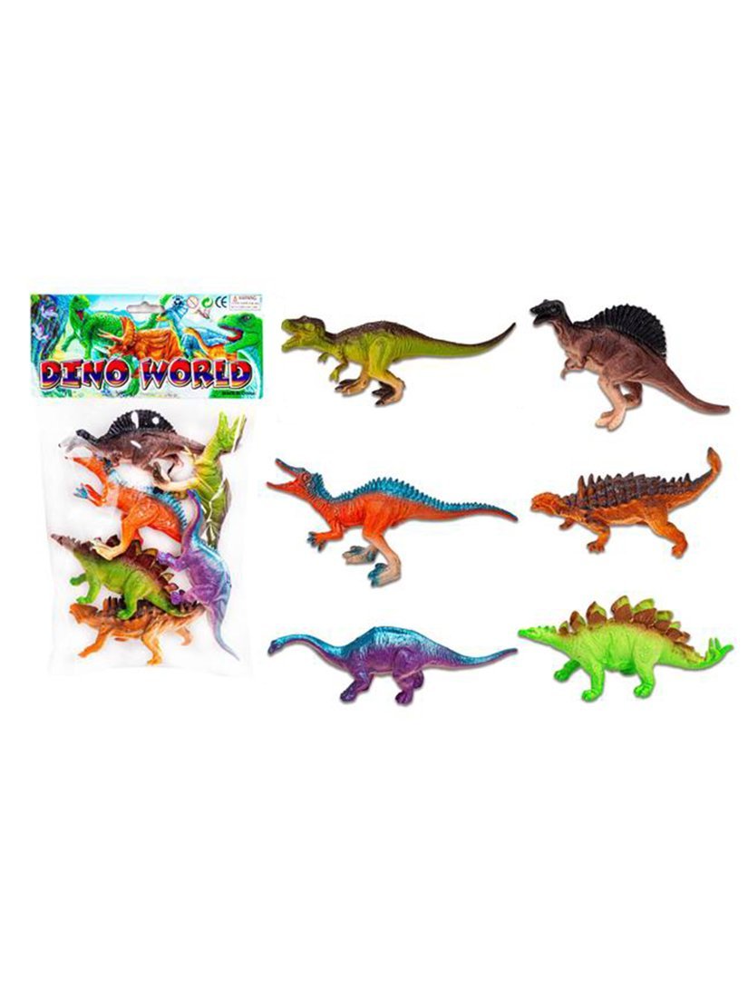 Набор фигурок Динозавры, 6 шт., пакет