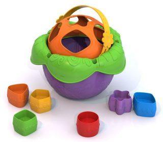 Логическая игрушка Ведро Цветочек - изображение 1