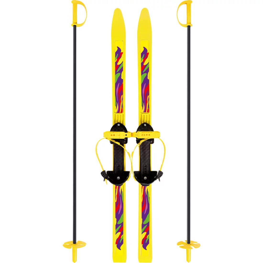 Лыжи детские Вираж-спорт с палками, 100 см, размер 28-32