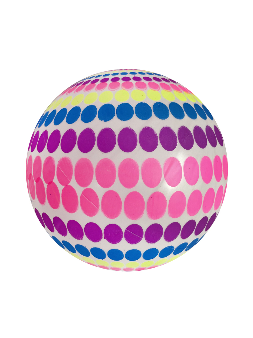 Мяч детский флуоресцентный Moby Kids, ПВХ, 22 см., 60 г.