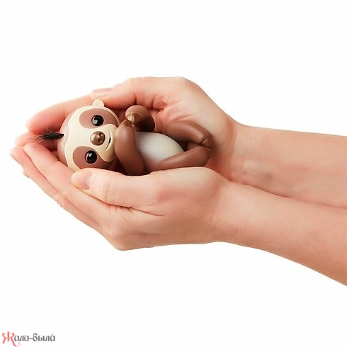 Интерактивный ленивец Кингсли коричневый 12 см - изображение 5
