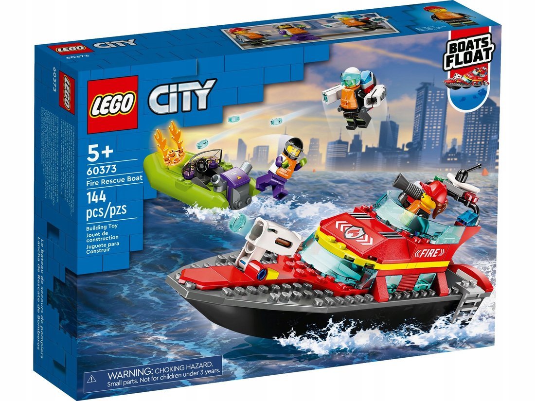 Констр-р LEGO CITY Пожарная спасательная лодка
