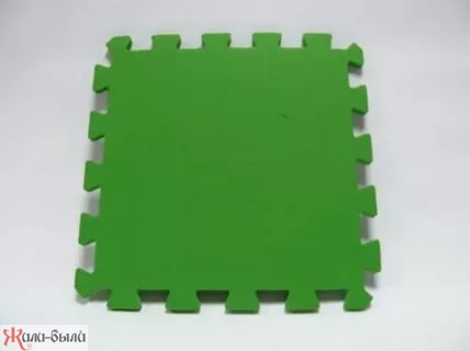 Мягкий пол универсальный зеленый 9 дет (1 дет - 33*33 см)