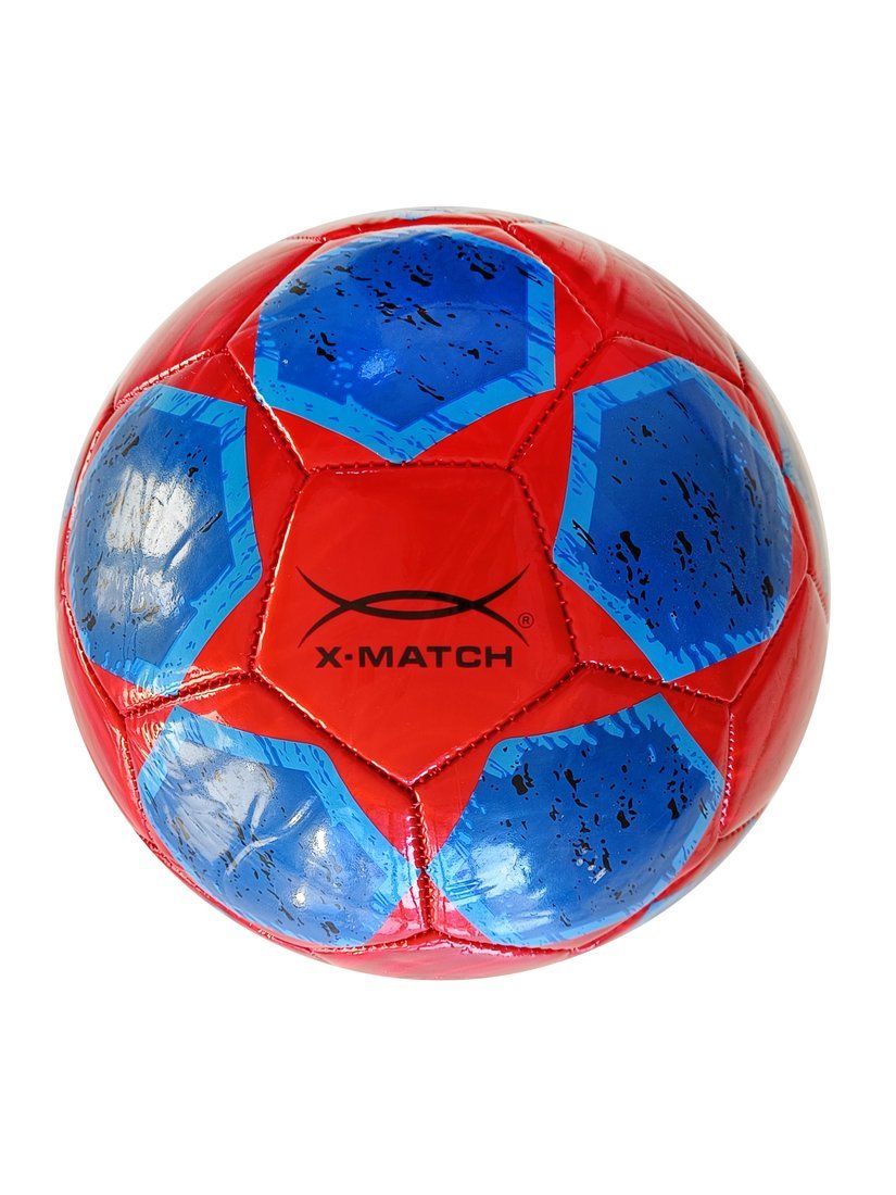 Мяч футбольный X-Match, 1 слой вспененный ПВХ, 2.5-2.7 мм. 380-400 гр. Размер  5.