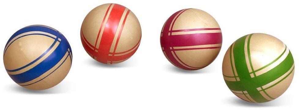 Мяч детский Эко Крестики-нолики, 7,5 см, ручное окраш., в ассорт.