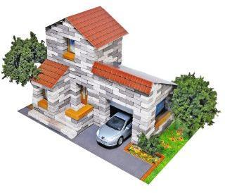 Конструктор Архитектурное моделирование Дом с гаражом 500 дет.