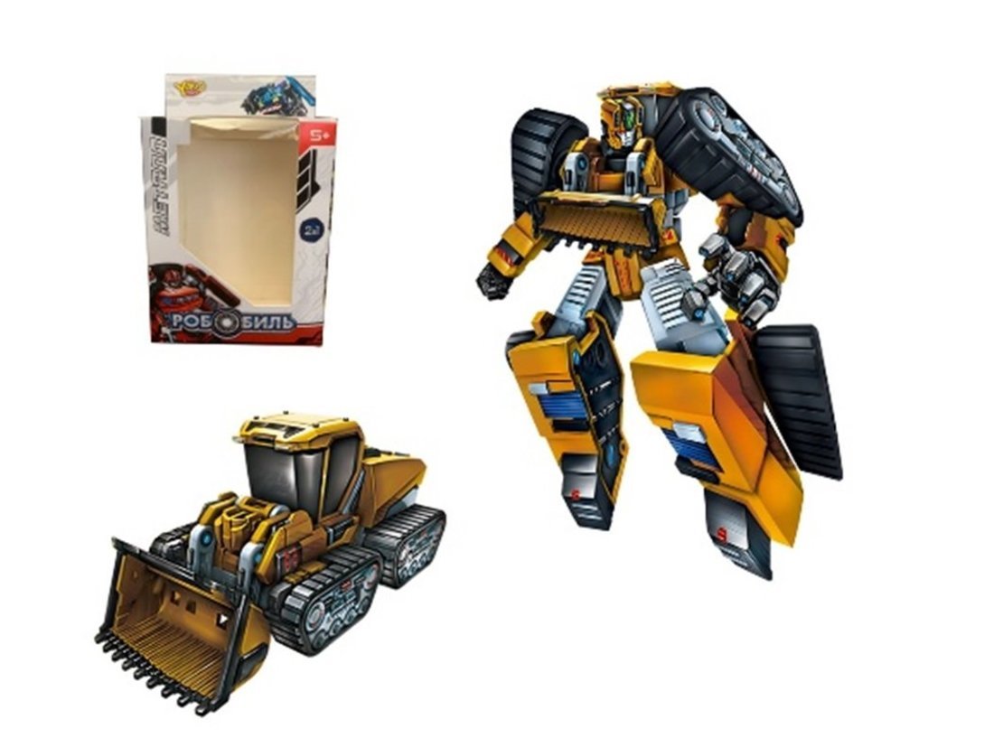 Робот-трансформер, детали корпуса металл, коробка