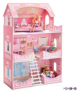 Кукольный домик Адель Шарман, для кукол до 30 см (7 предметов мебели и интерьера)