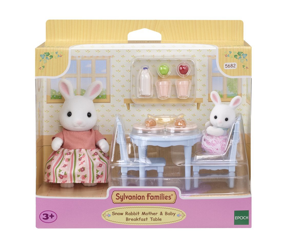 Набор Стол для завтрака Снежных кроликов – мамы и малыша