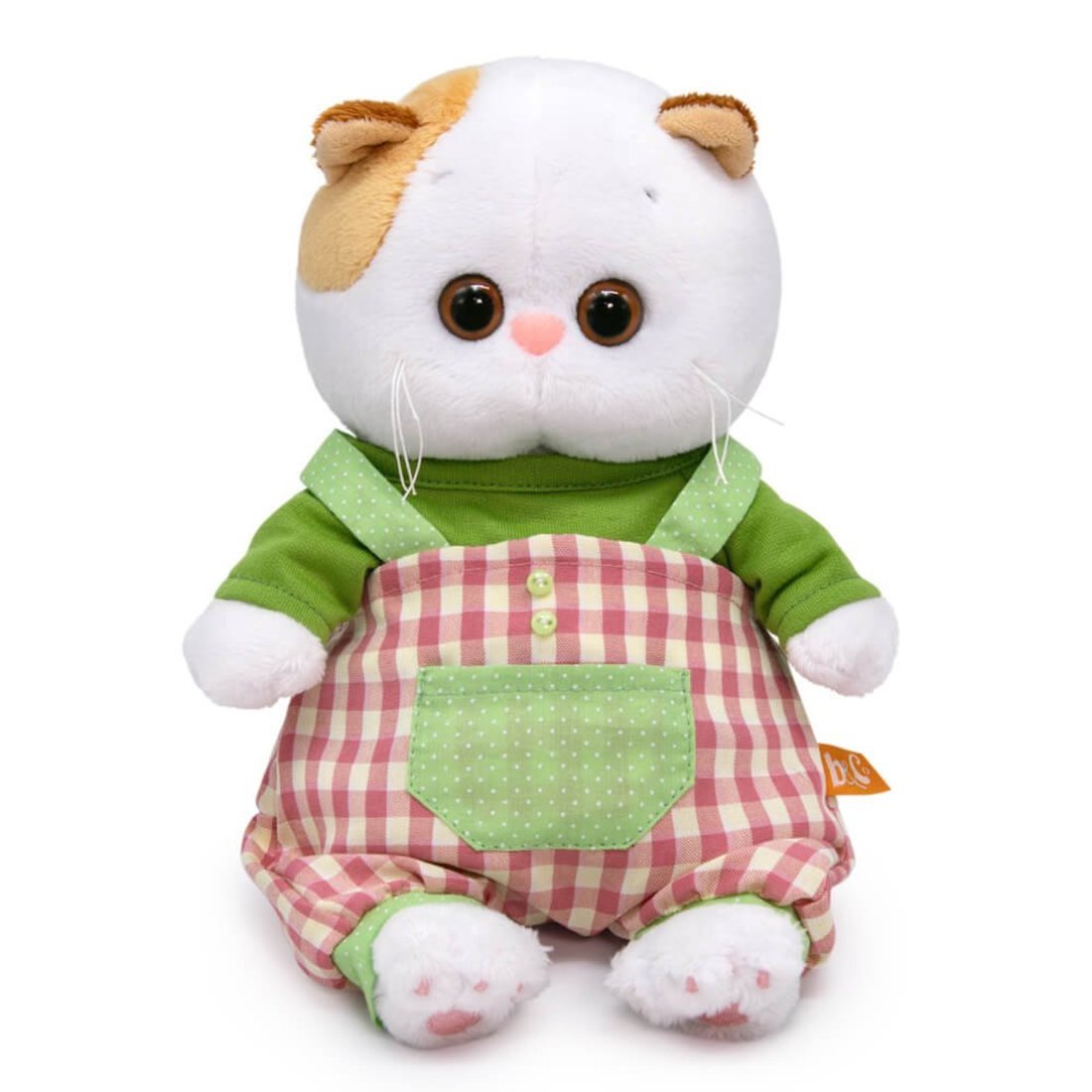 Кошечка Ли-Ли BABY в штанишках на лямочках и лонгсливе 20 см