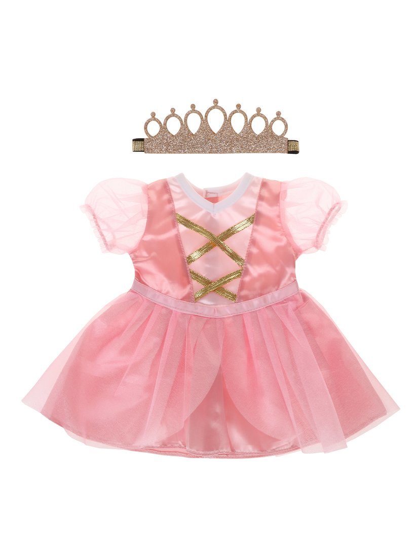 Одежда для кукол 38-43см,   платье и повязка "Принцесса"